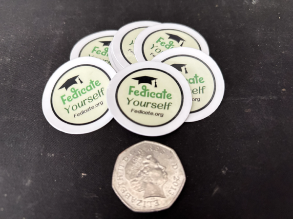 Fedicate Yourself Stickers x10